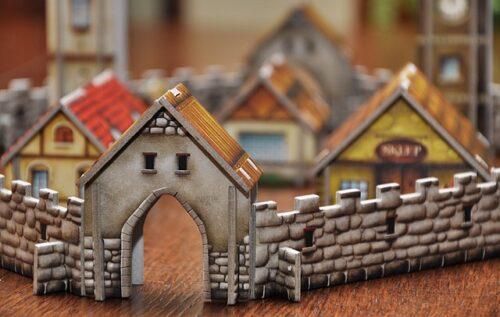 Can Board Games Be Recycled - cardboard walled town